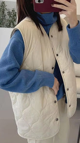 Sleeveless Two Sided Stylish Vest Outerwear